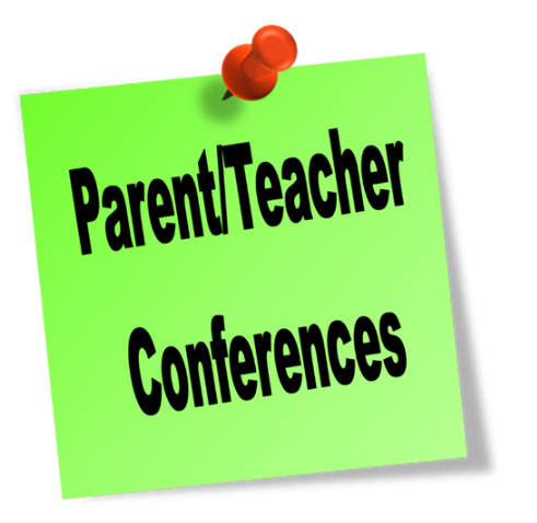 Parent Teacher Conferences Sticky Note CLipart