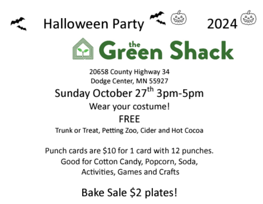 Green Shack Halloween