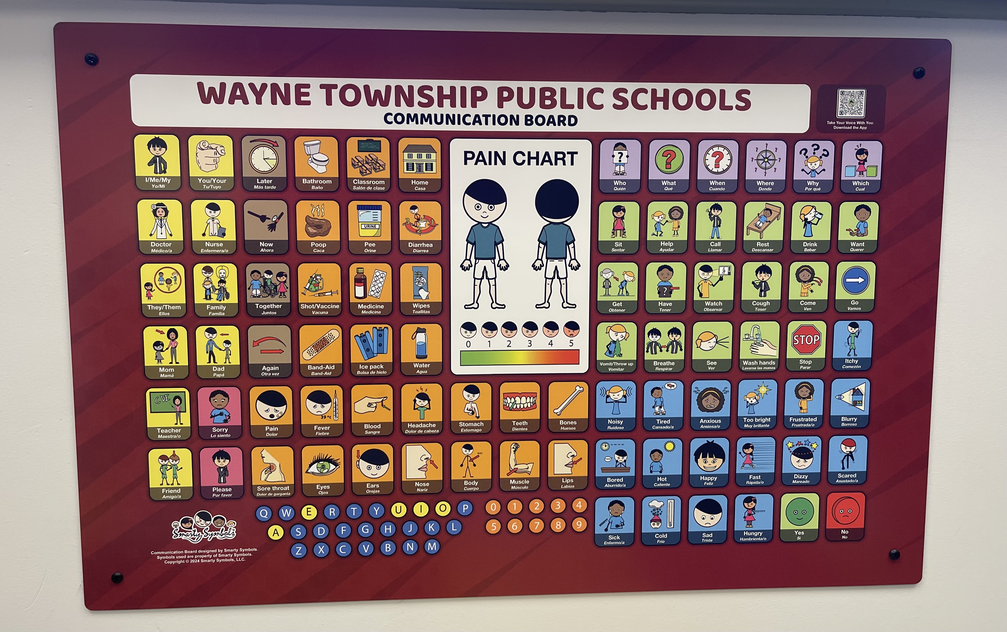 New Communication Board for Nurse's Office at PECC!