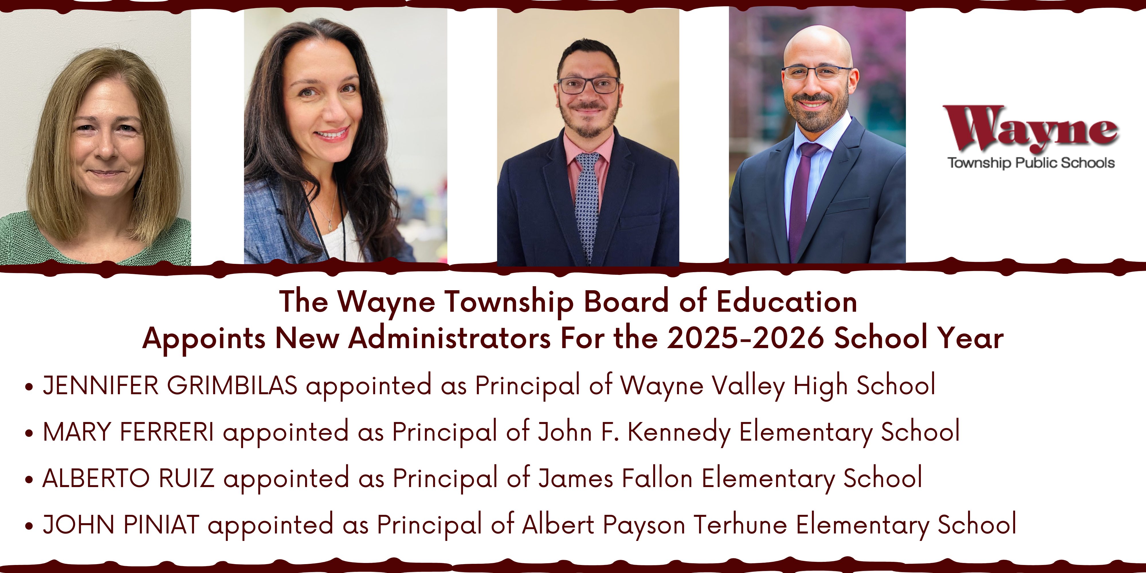 WTPS Welcomes New staff Members