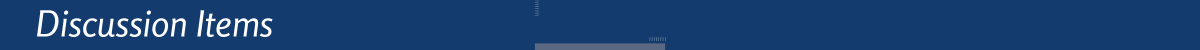 Discussion Items Header
