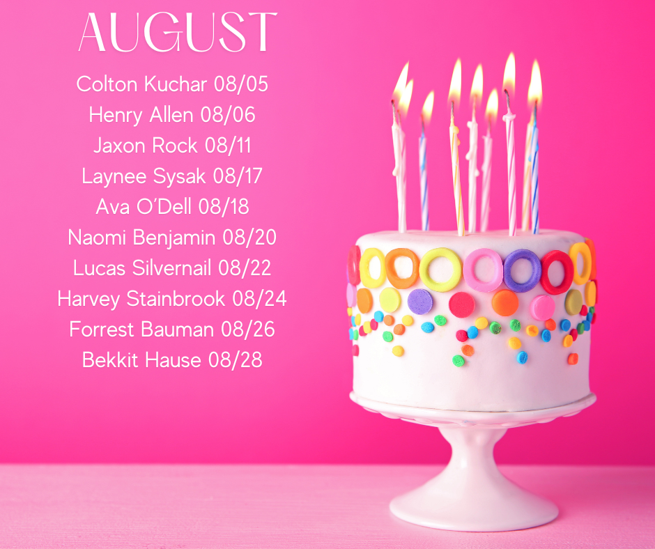 August Birthdays