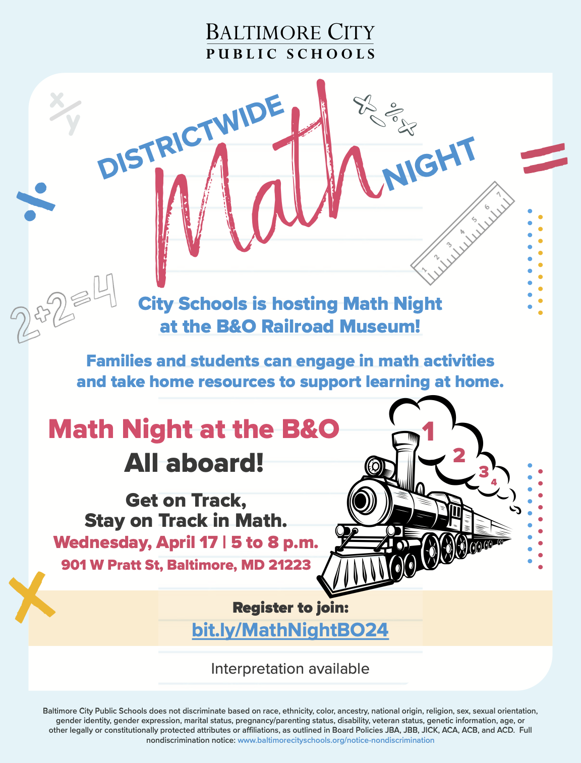 math night flyer
