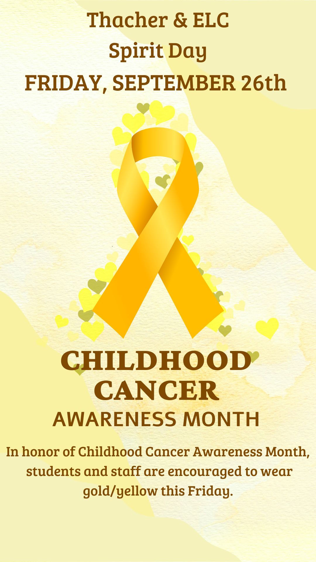 Childhood Cancer Awareness Month