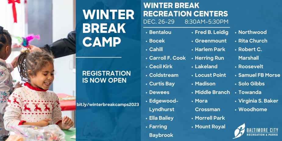 winter break camp flyer 