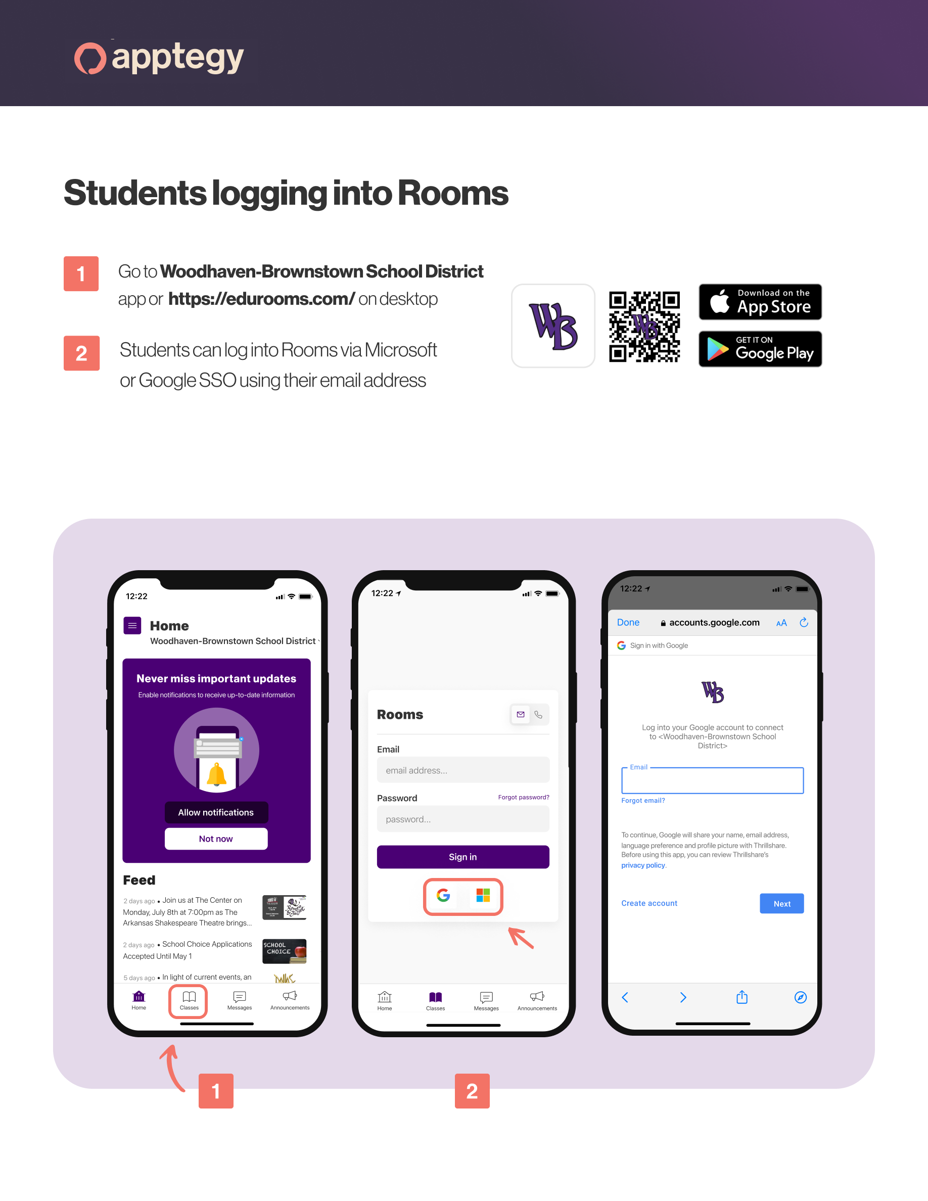 rooms signup