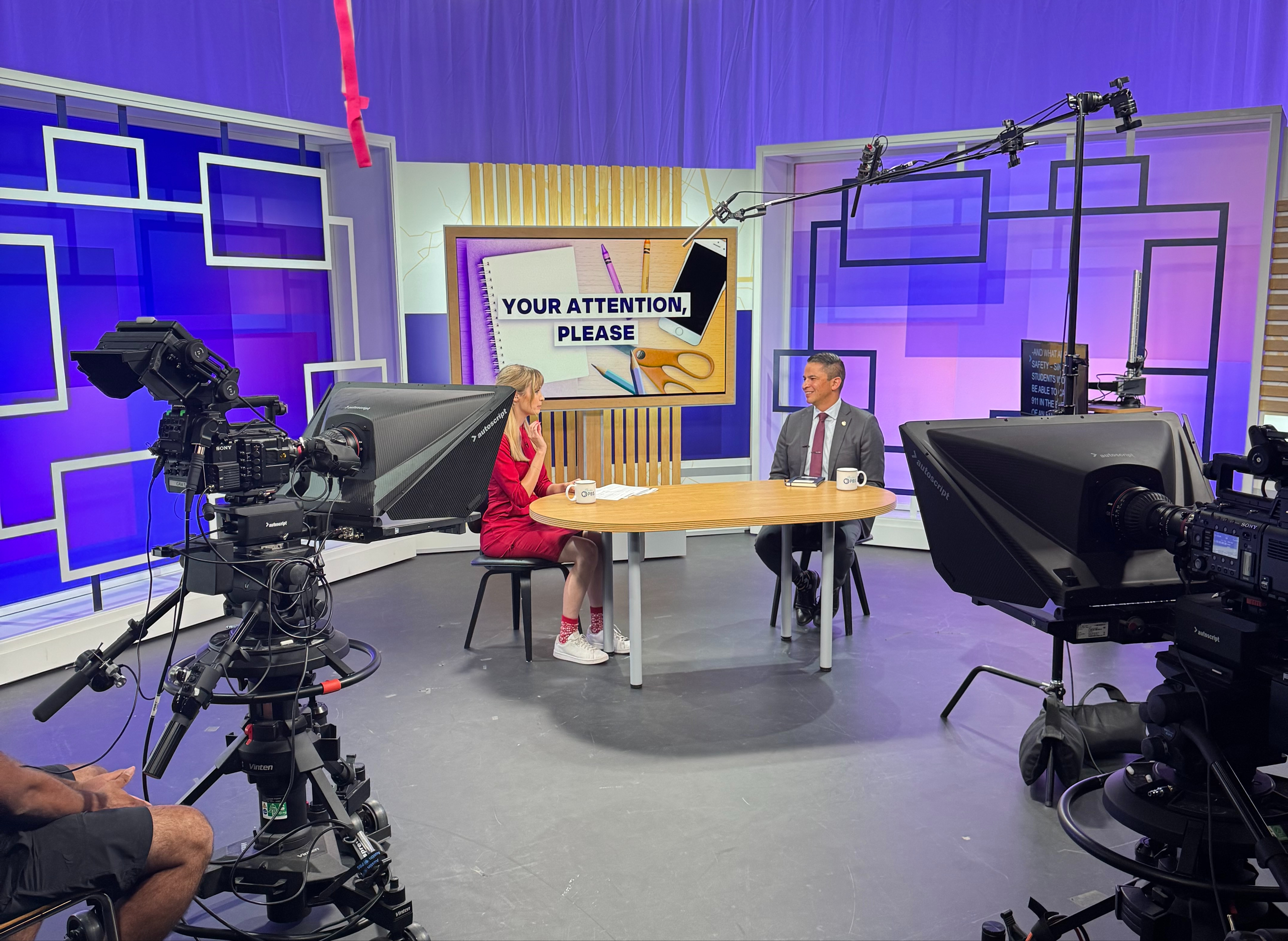 photo of Superintendent Matias Segura at PBS Austin