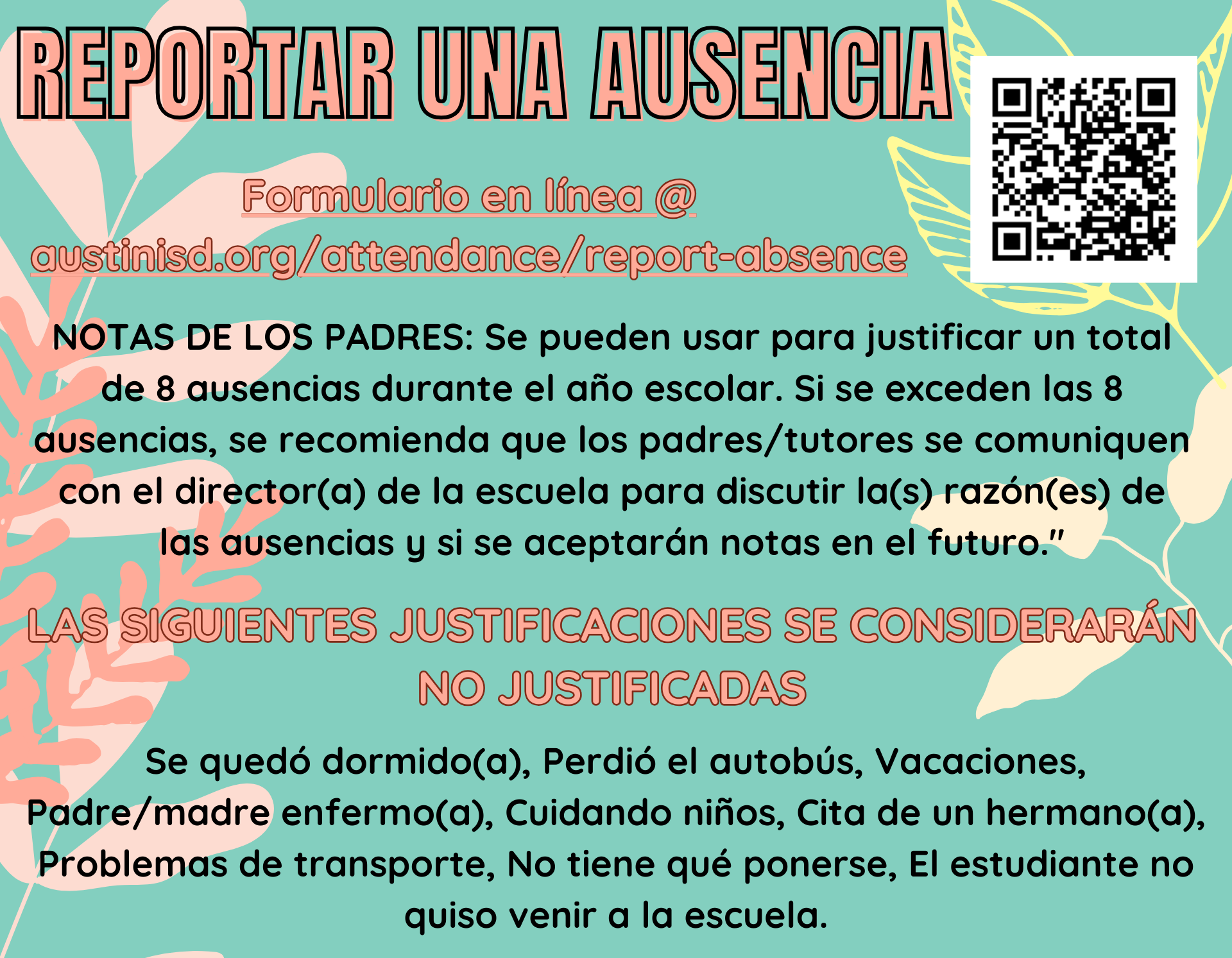 Reportar Una Ausencia