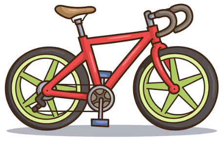 bicycle graphic for October 2025 newsletter
