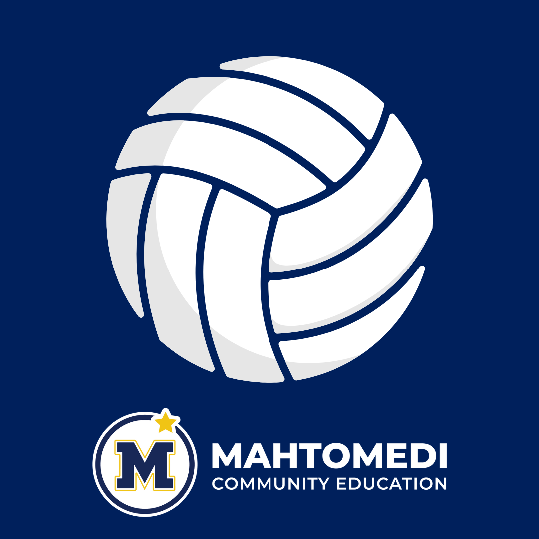 Volleyball Mahtomedi Logo