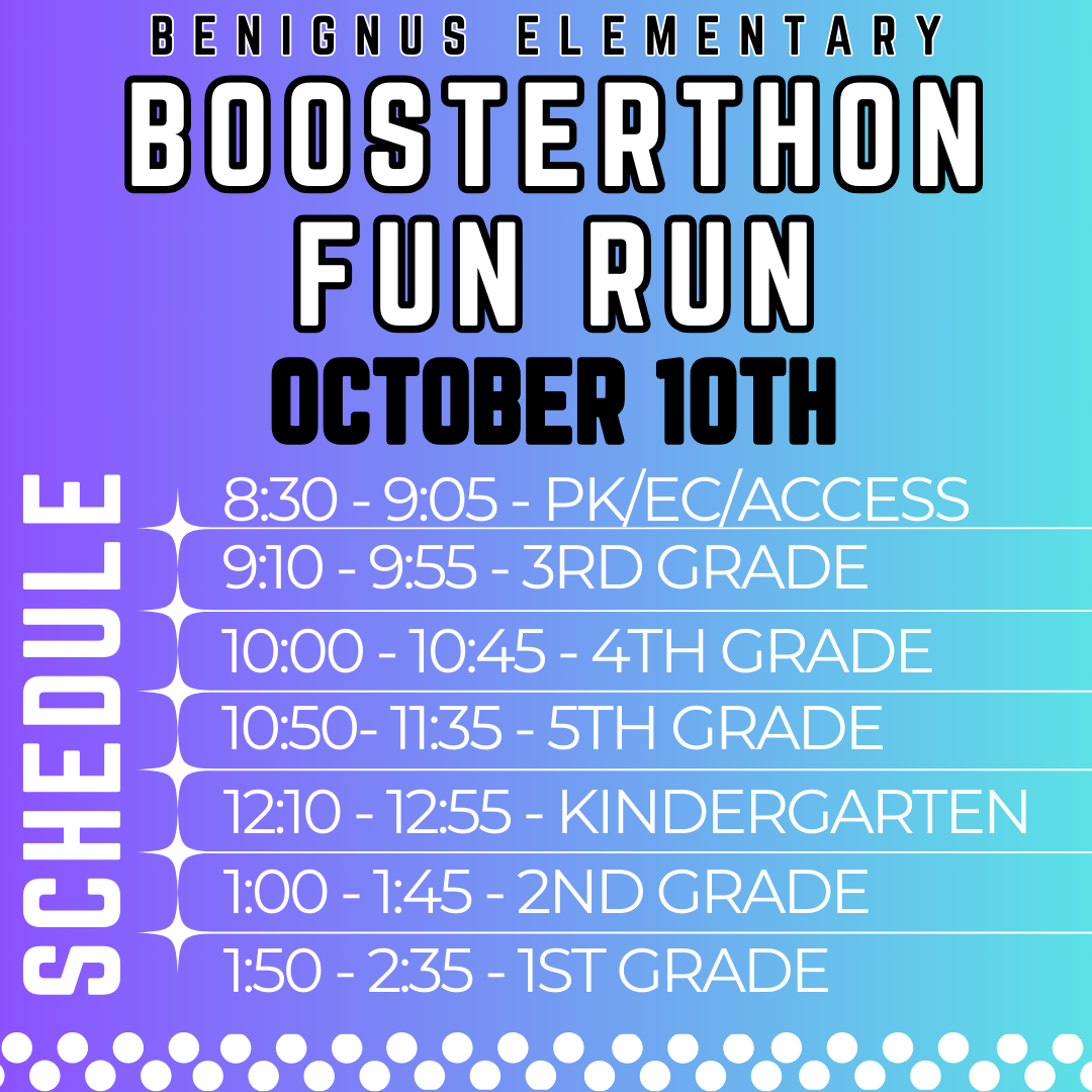 fun run schedule