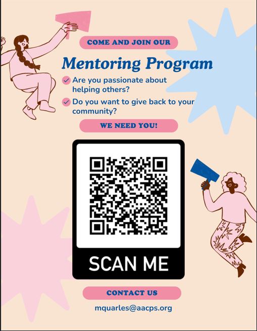 mentoring flyer with QR code