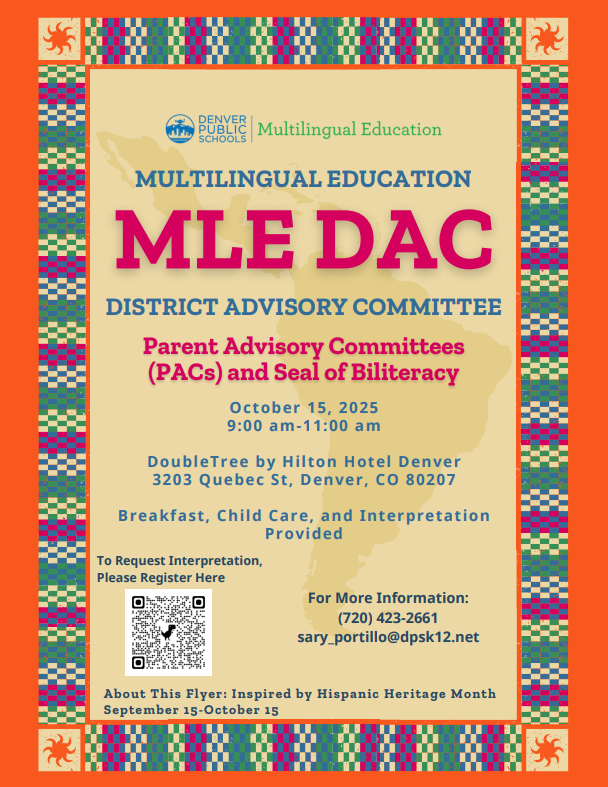 MLE DAC October flyer