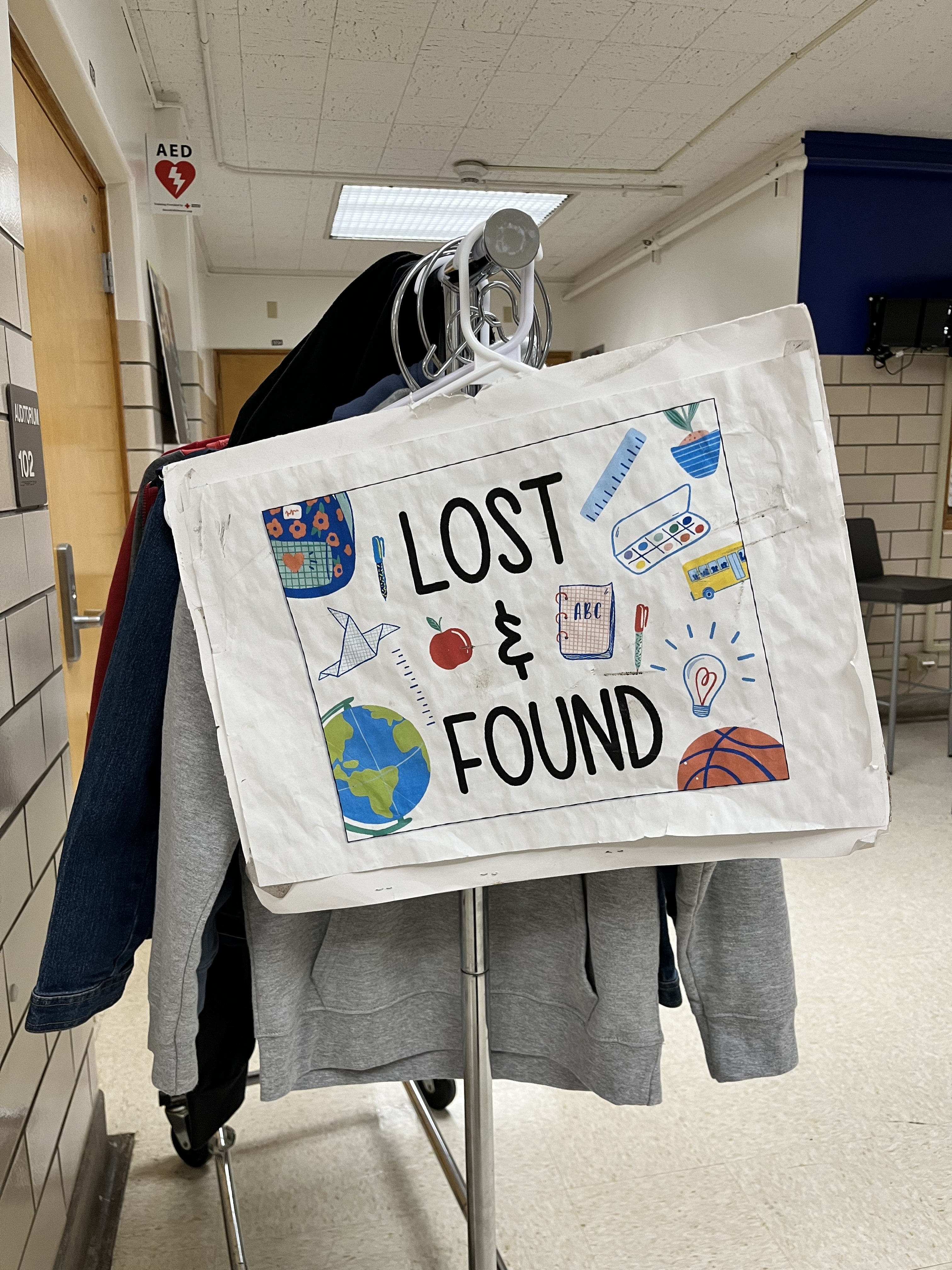 A photo of the Lost and Found