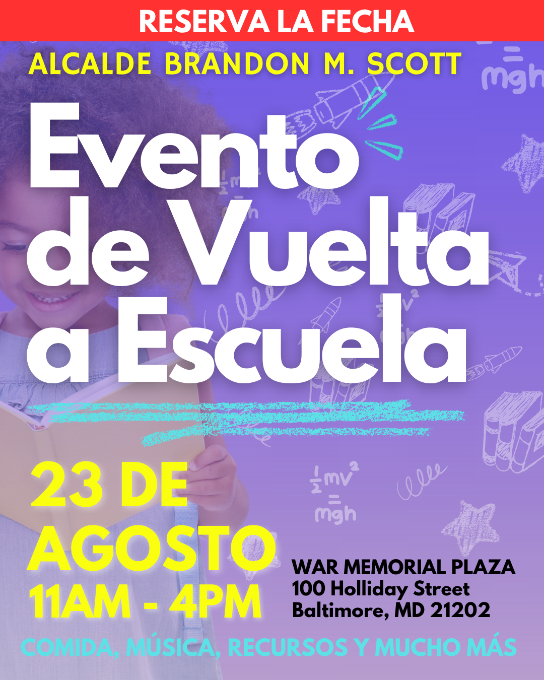 evento de regreso a clases del alcalde