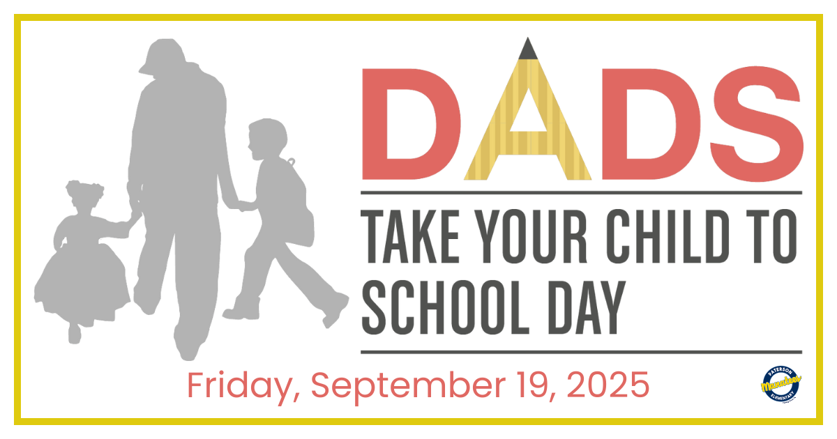Dads Take Your Child to School Day