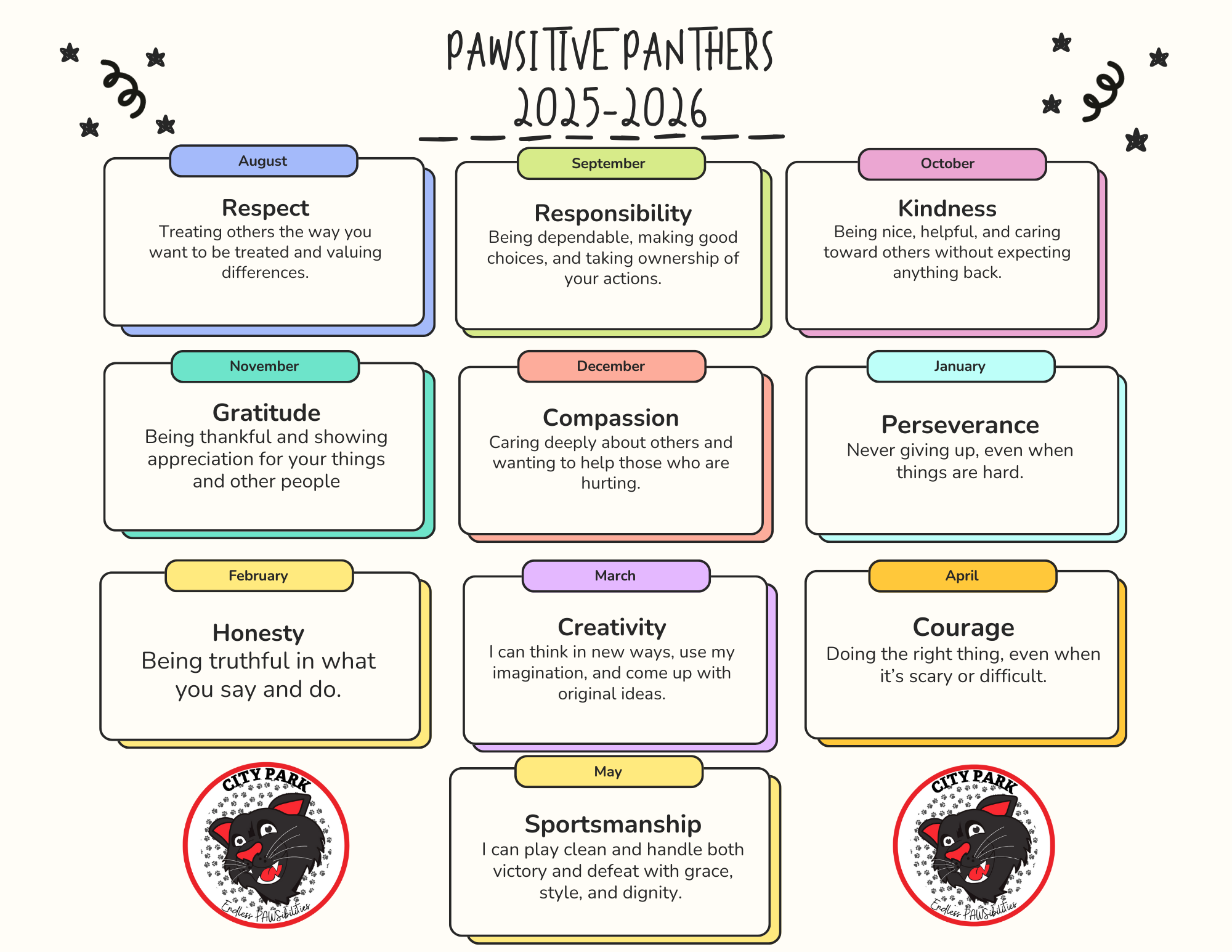 PAWSitive Panther graphic