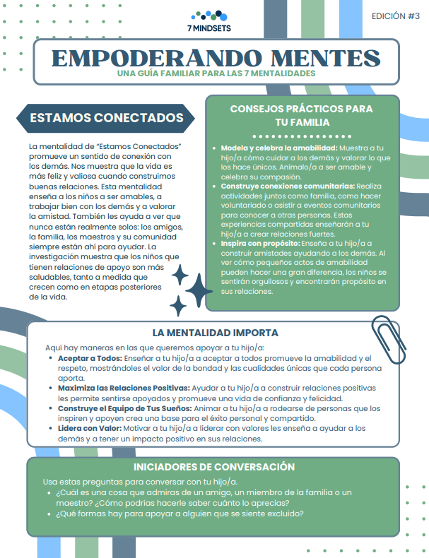 We Are Connected Newsletter - Spanish