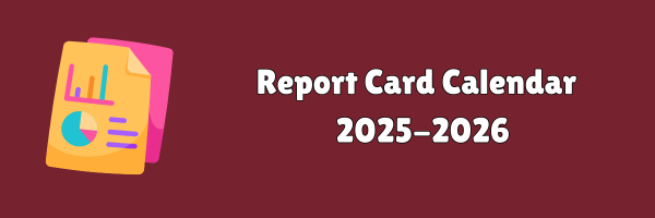 Report Card Calendar