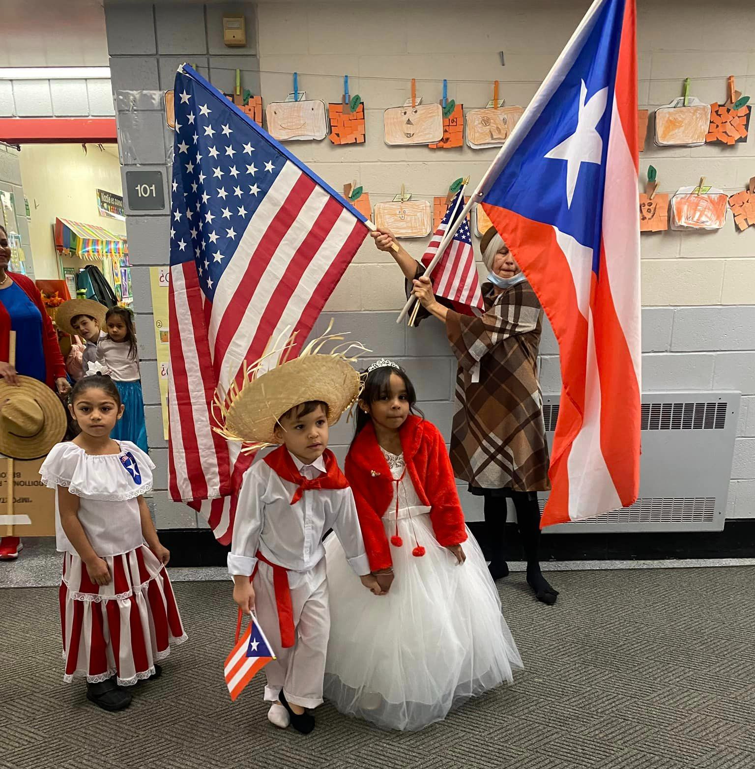 Students from E.N. White Celebrating National Hispanic Heritage Month 
