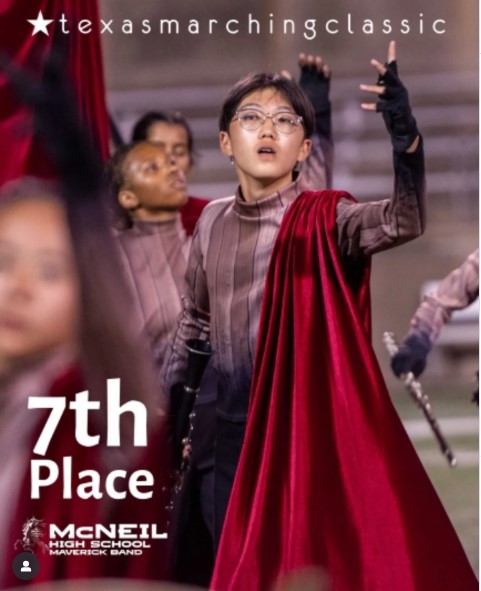 The Mav Band had a phenomenal finals run and finished 7th @texasmarchingclassic! 