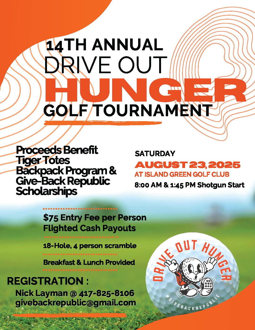 Drive Out Hunger Golf Tournament