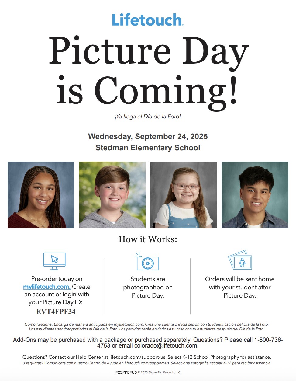 Picture day flyer