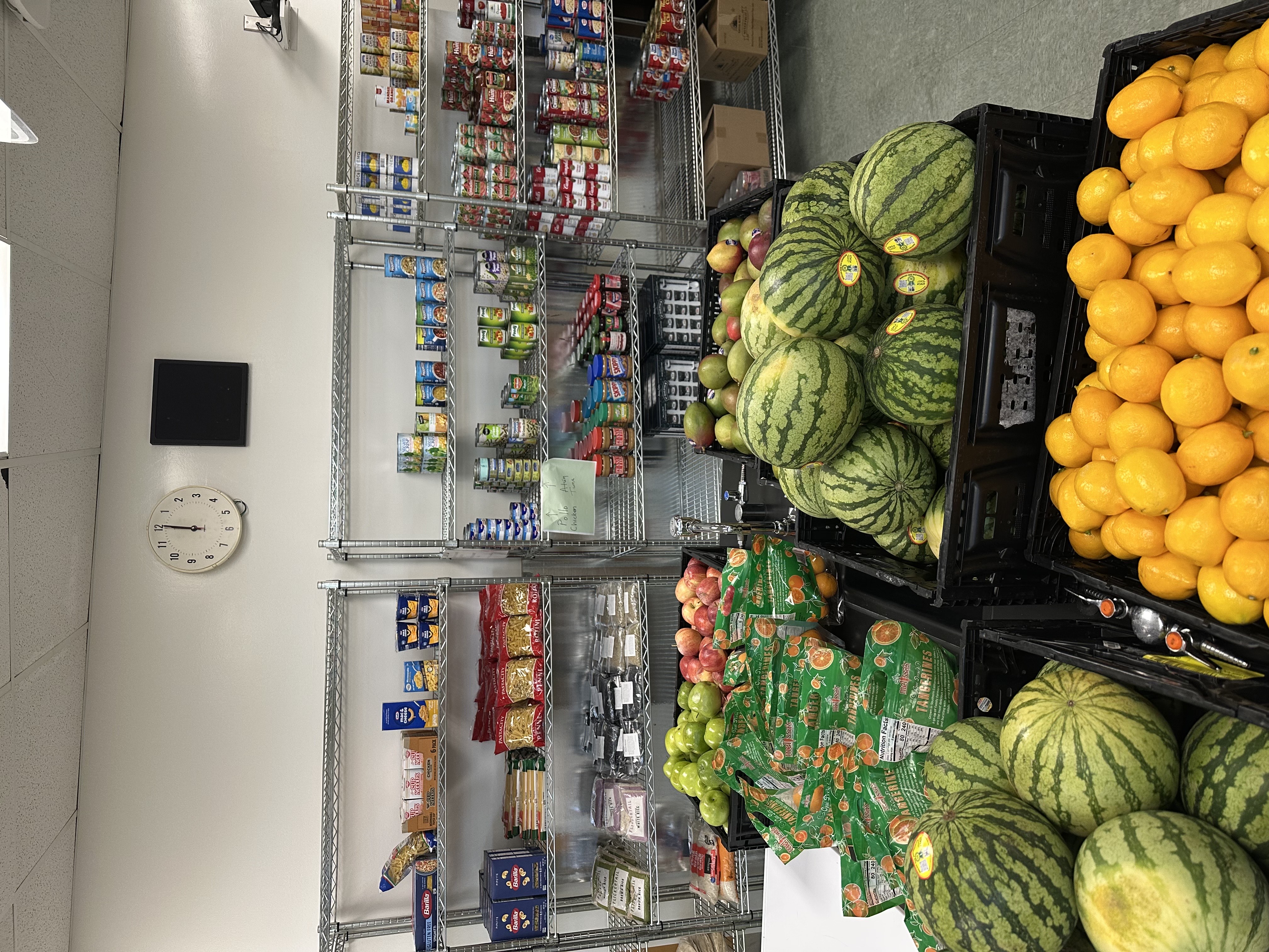 Food pantry offerings