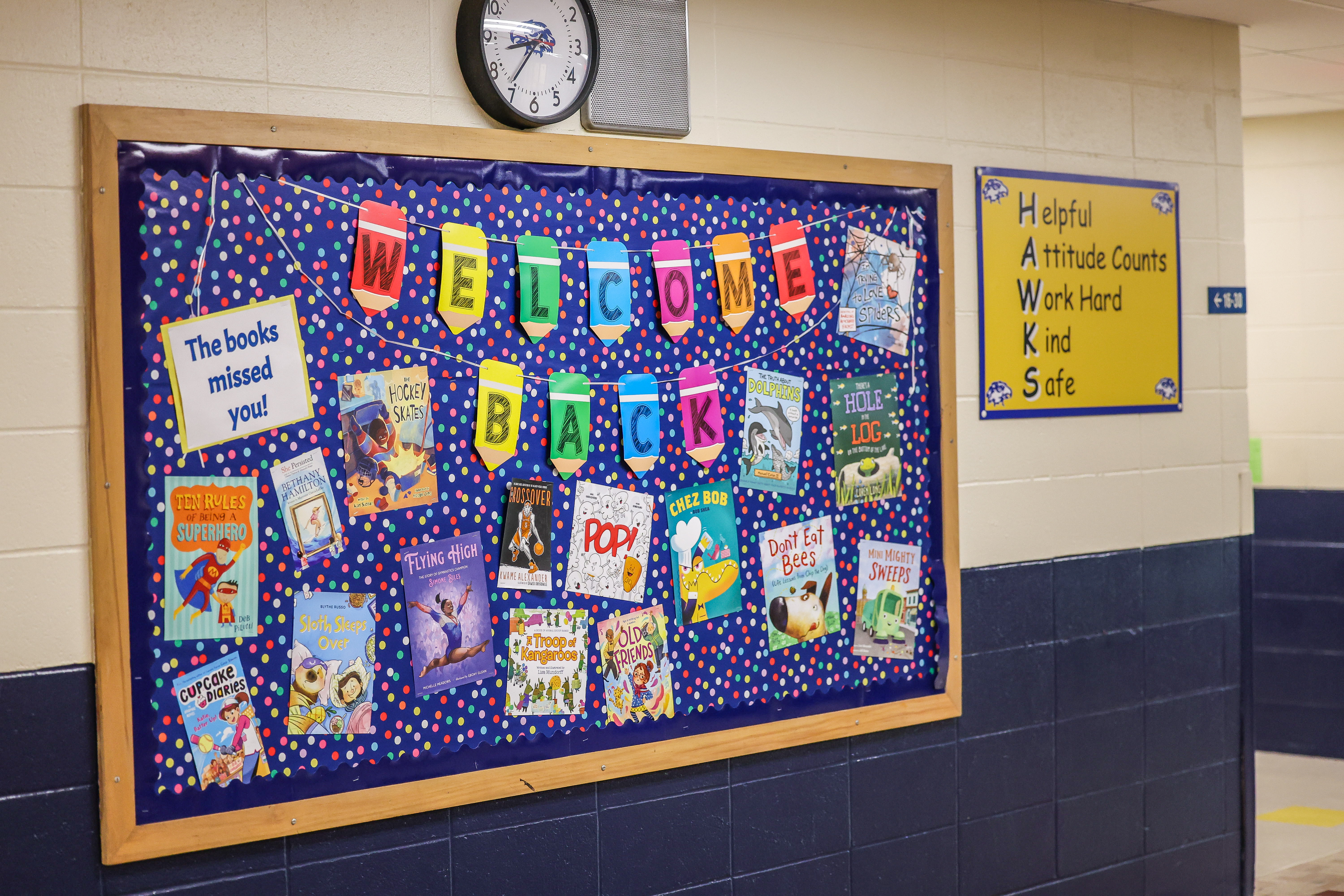 Welcome back bulletin board