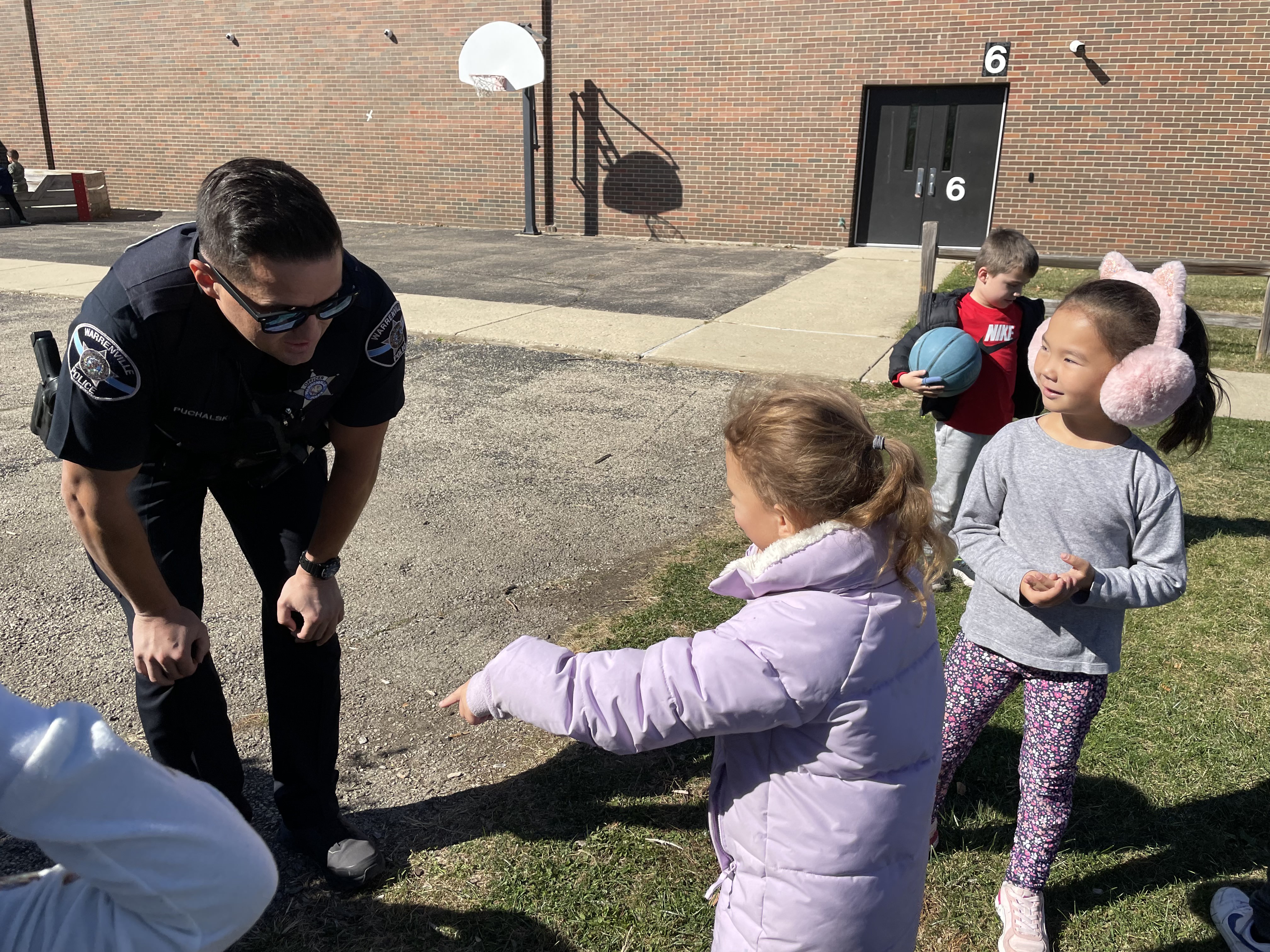 Warrenville PD visits Bower