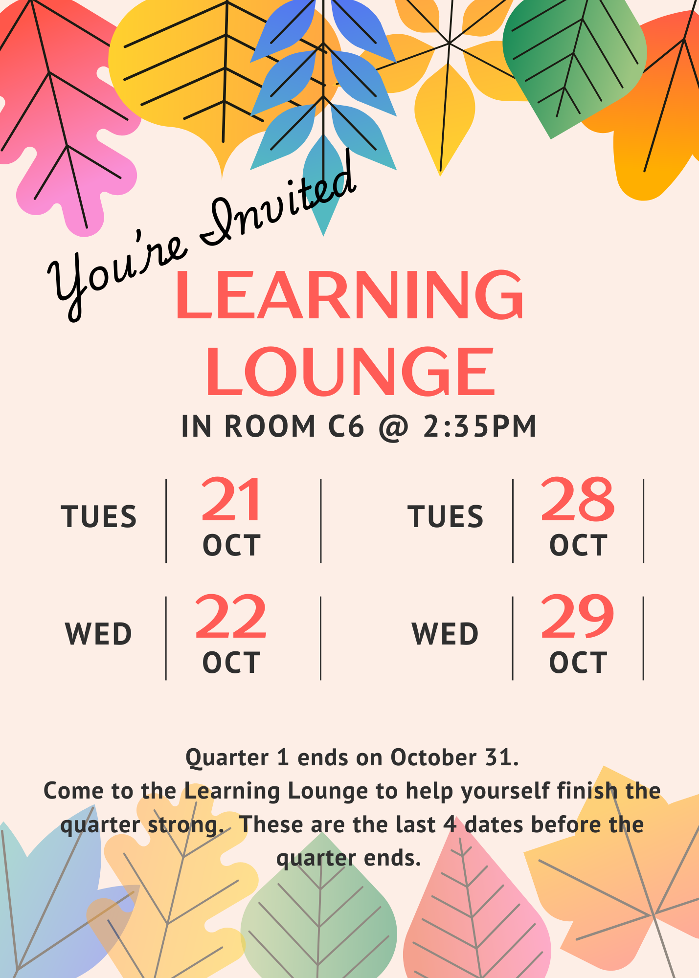 Learning Lounge Update