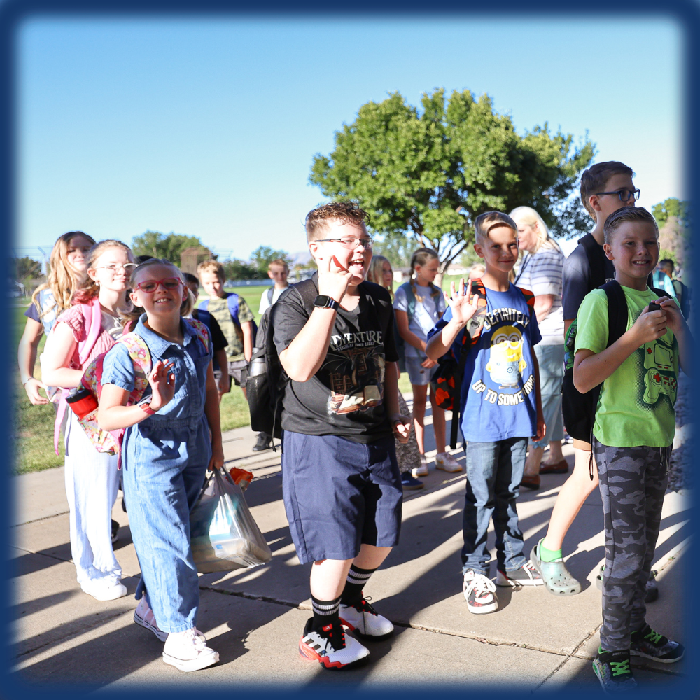 Cook Elm. First Day of school