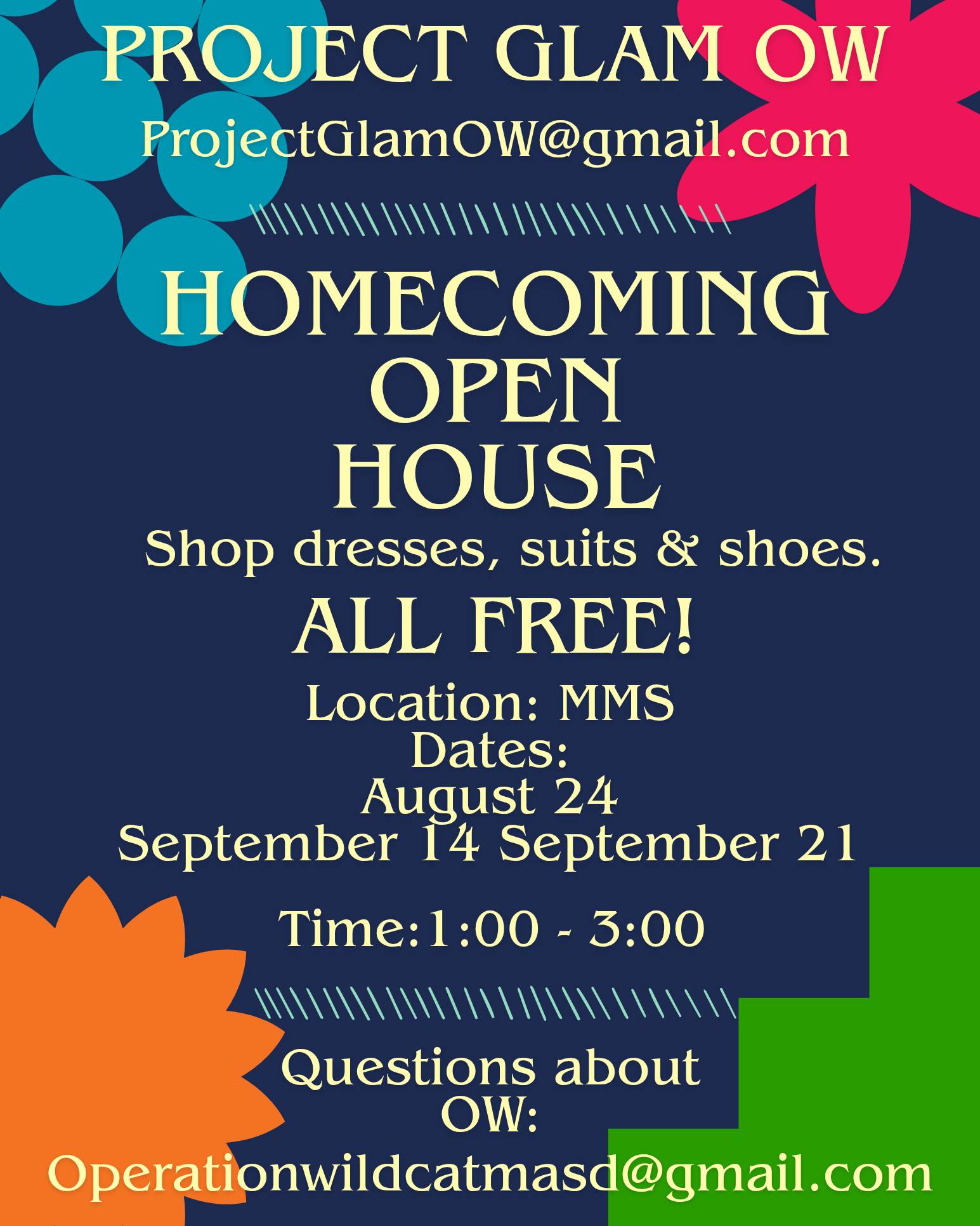 Project Glam Flyer