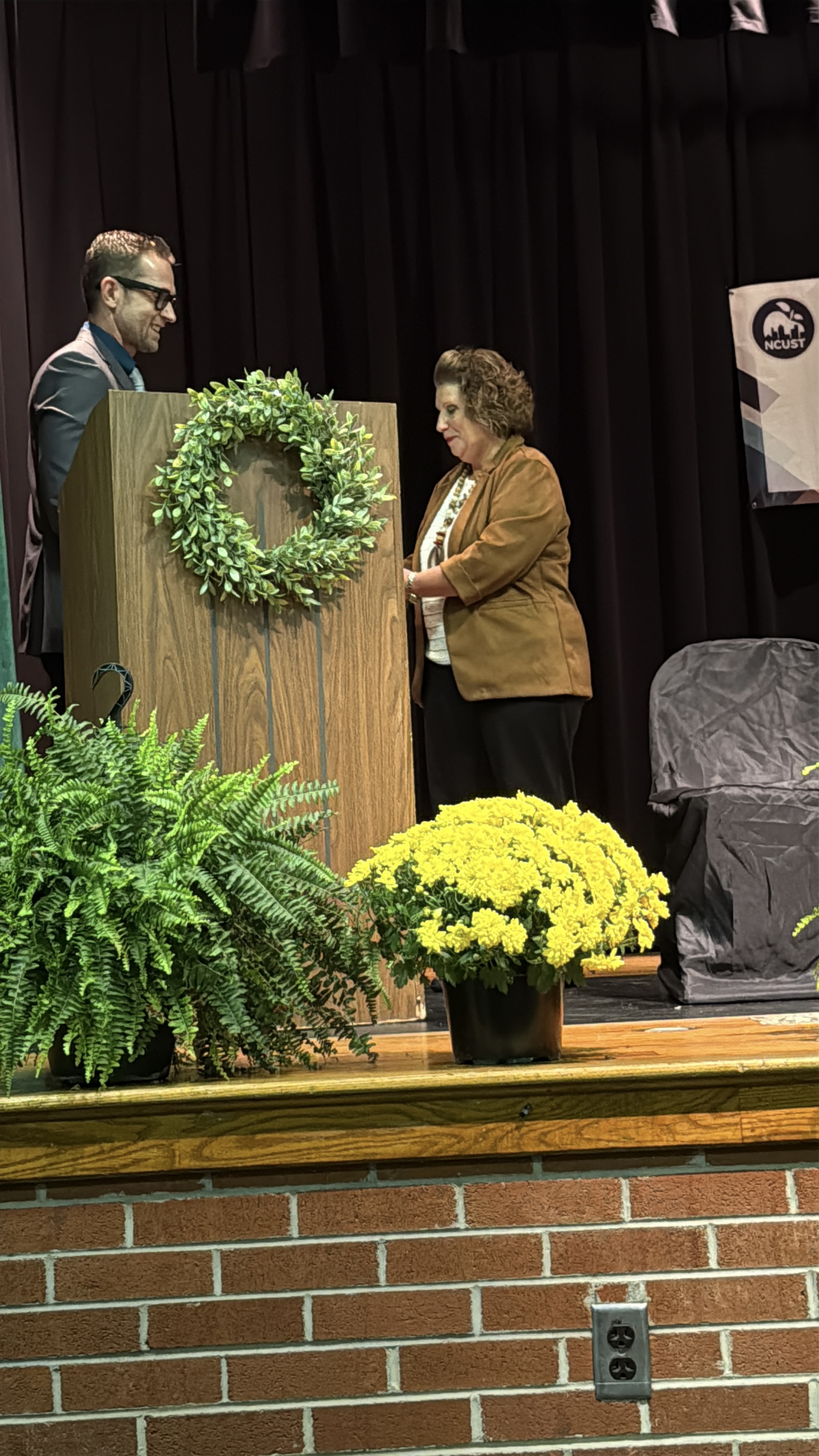 Dr. Karen Dickenson receives NCUST award