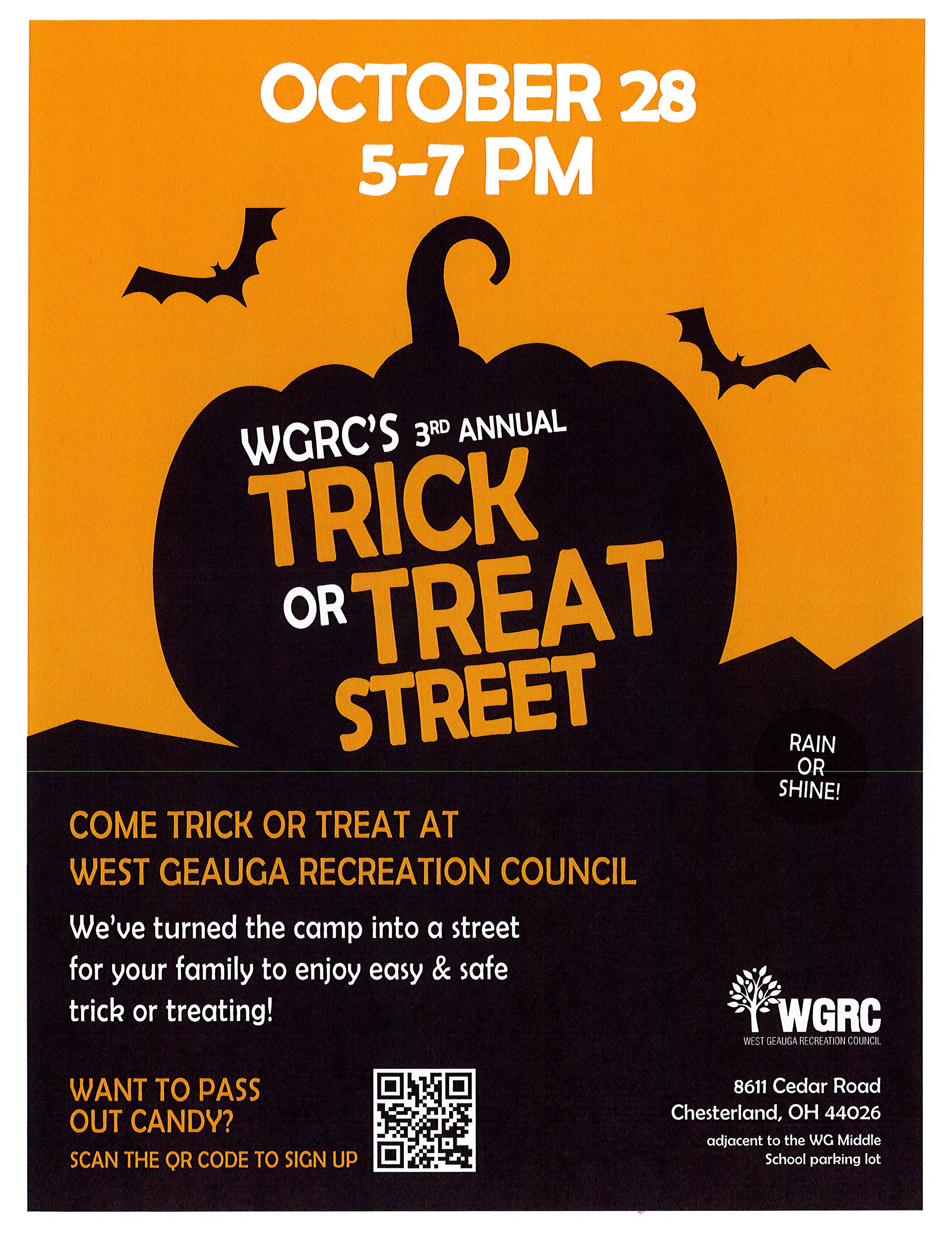 WGRC Trick or Treat Street