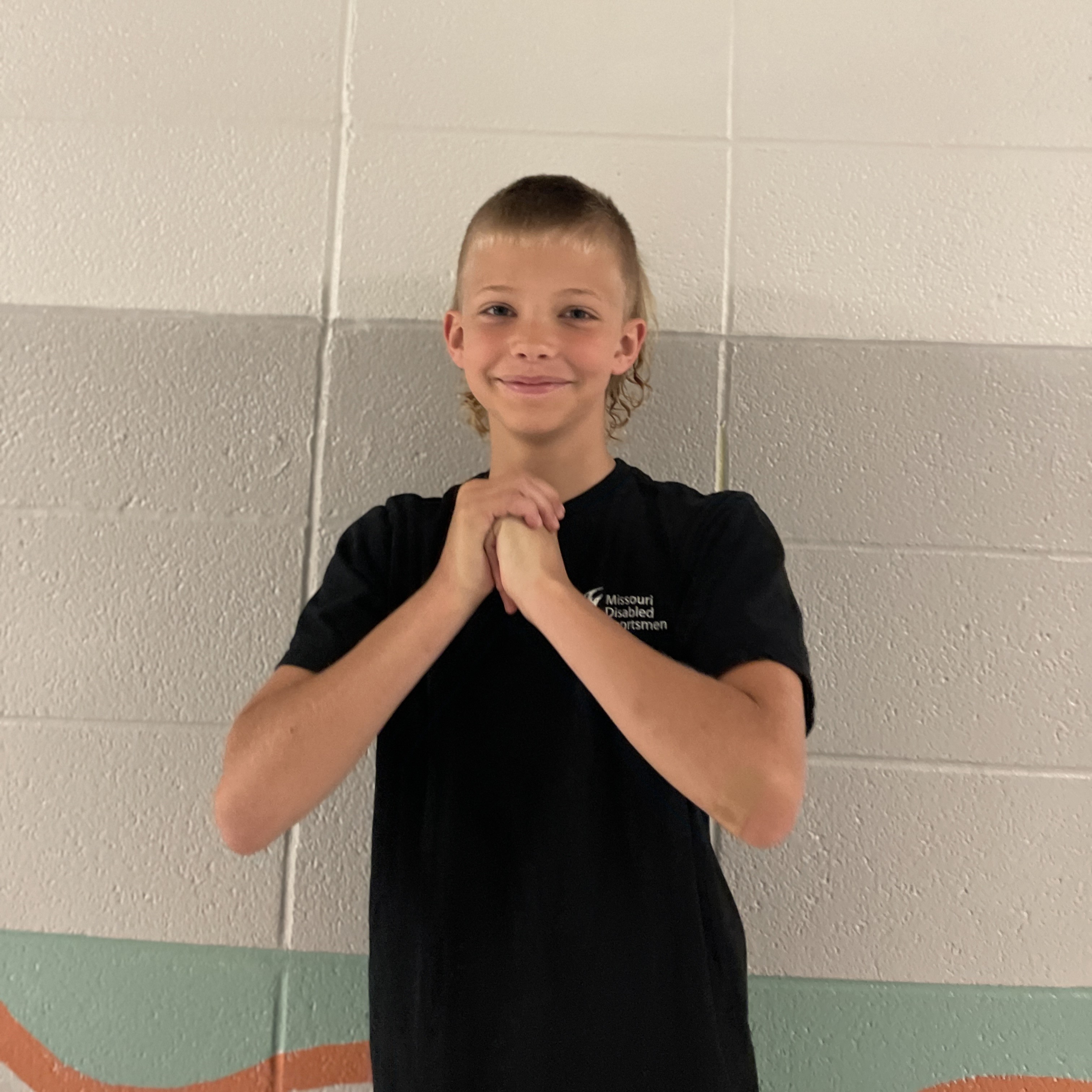 Student smiling