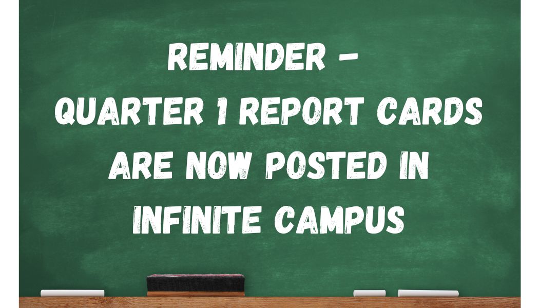 Report Cards are Posted