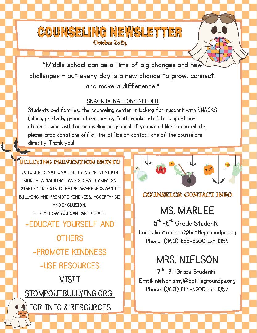 Counselors' October Newsletter Pg 1