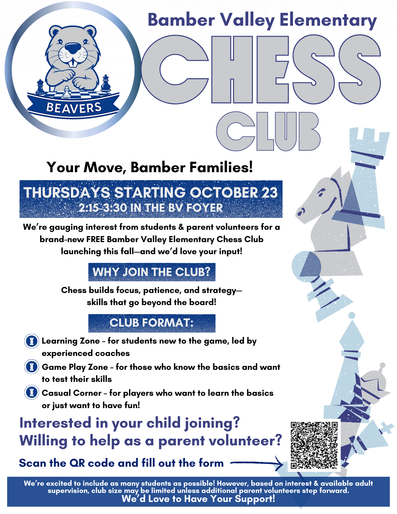 Chess Club Flyer