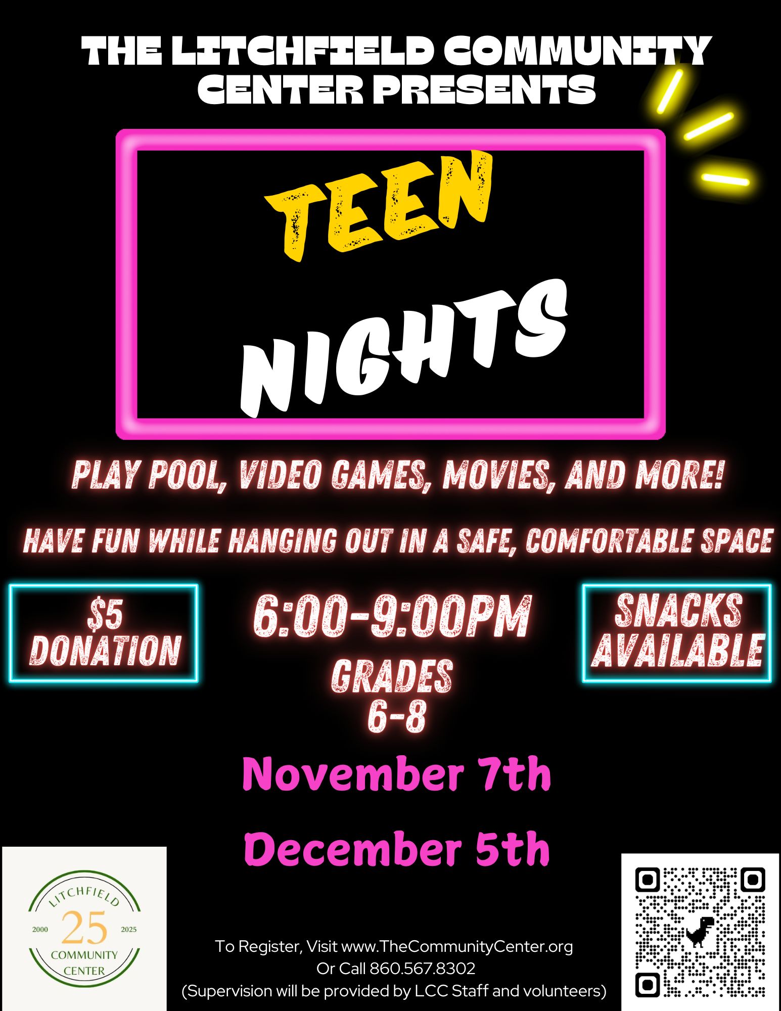 Teen nights LCC
