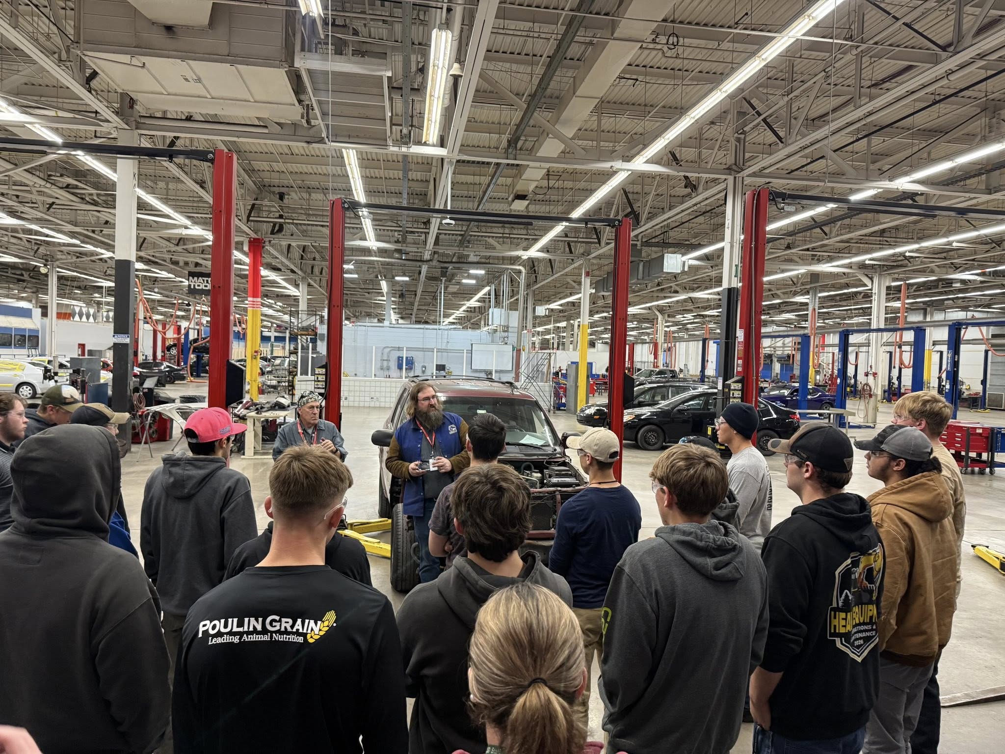 Granville FFA students and other area students visit Lincoln Tech