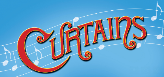 "Curtains" logo