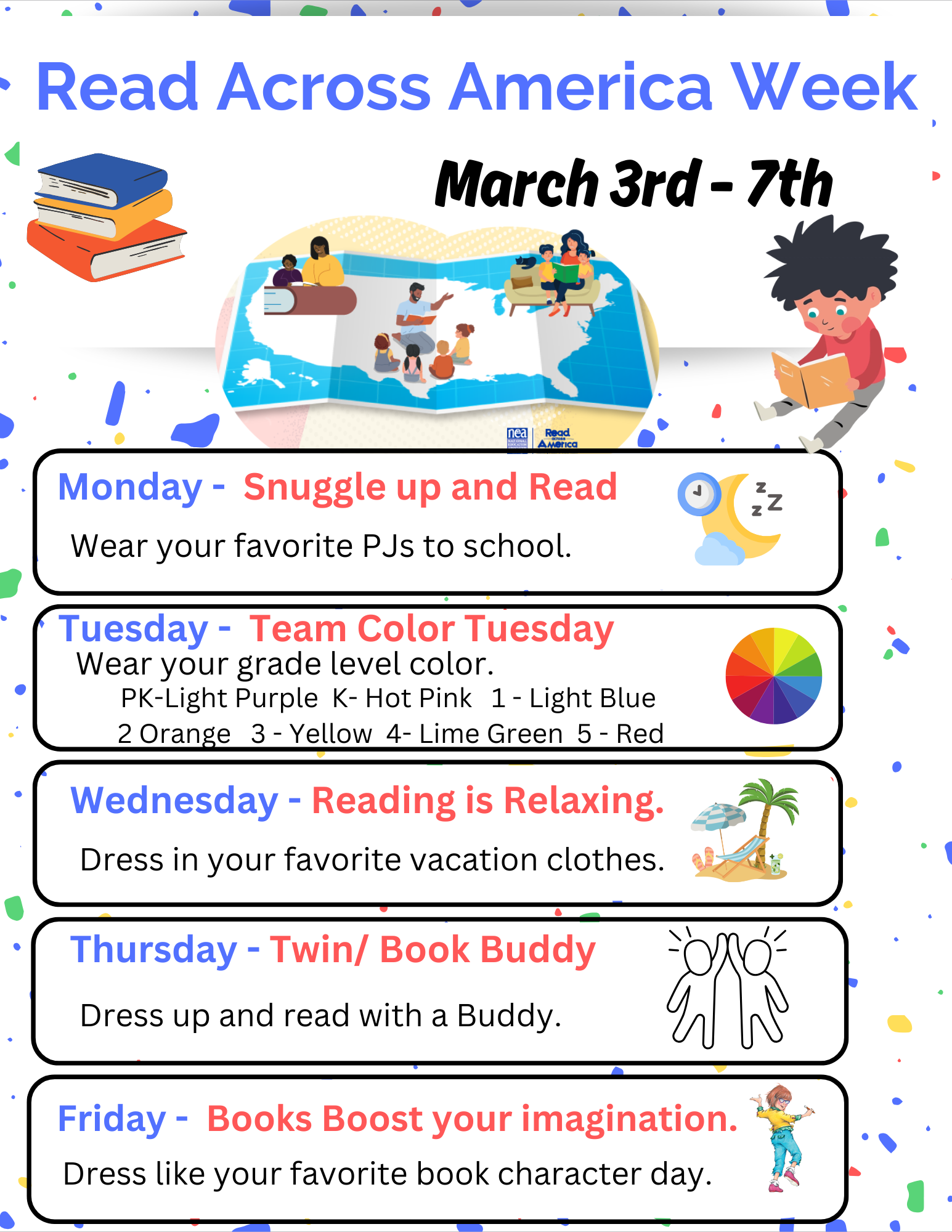 Read Across America Spirit Week