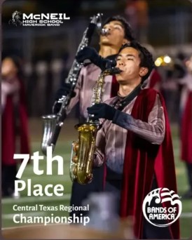 McNeil Band - 7th Place at Band of Americas, San Marcos