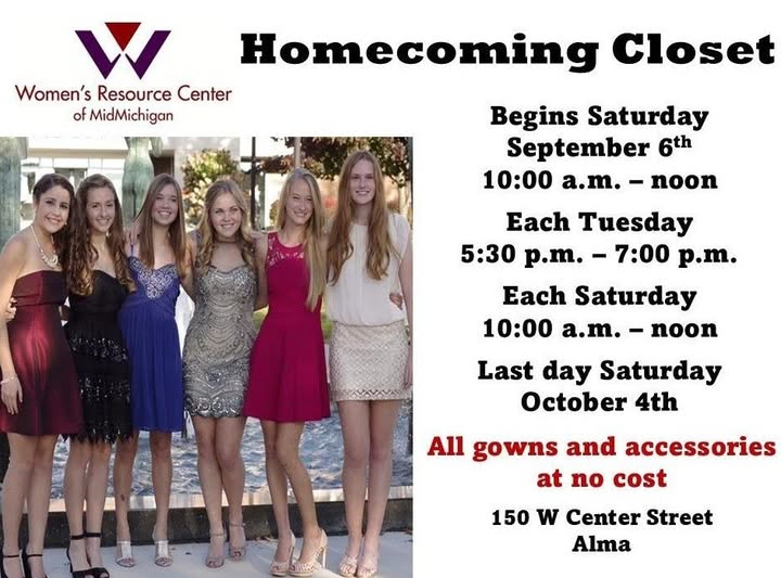 Homecoming Closet Advertisement
