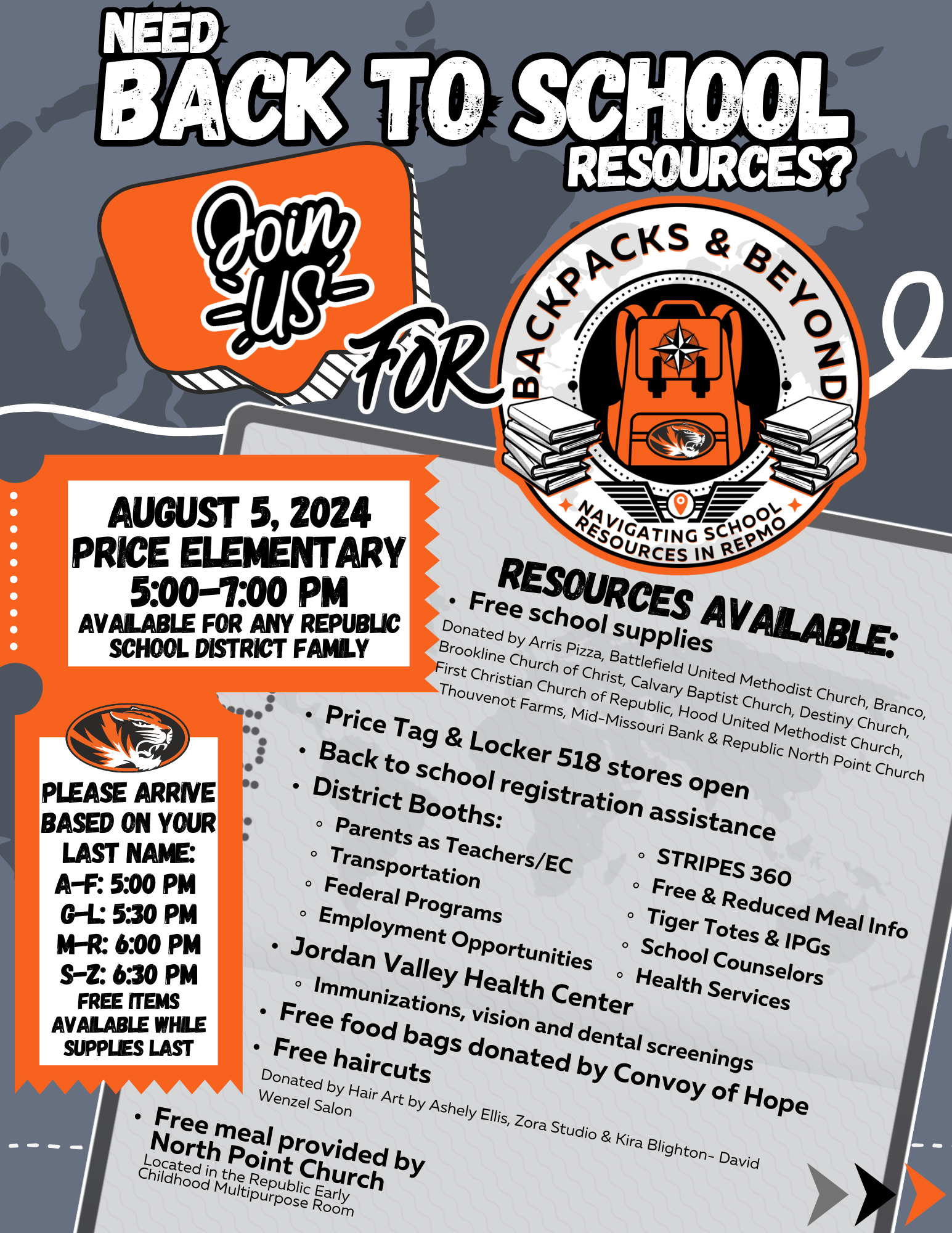 Backpacks and Beyond: Republic Schools Resource Fair