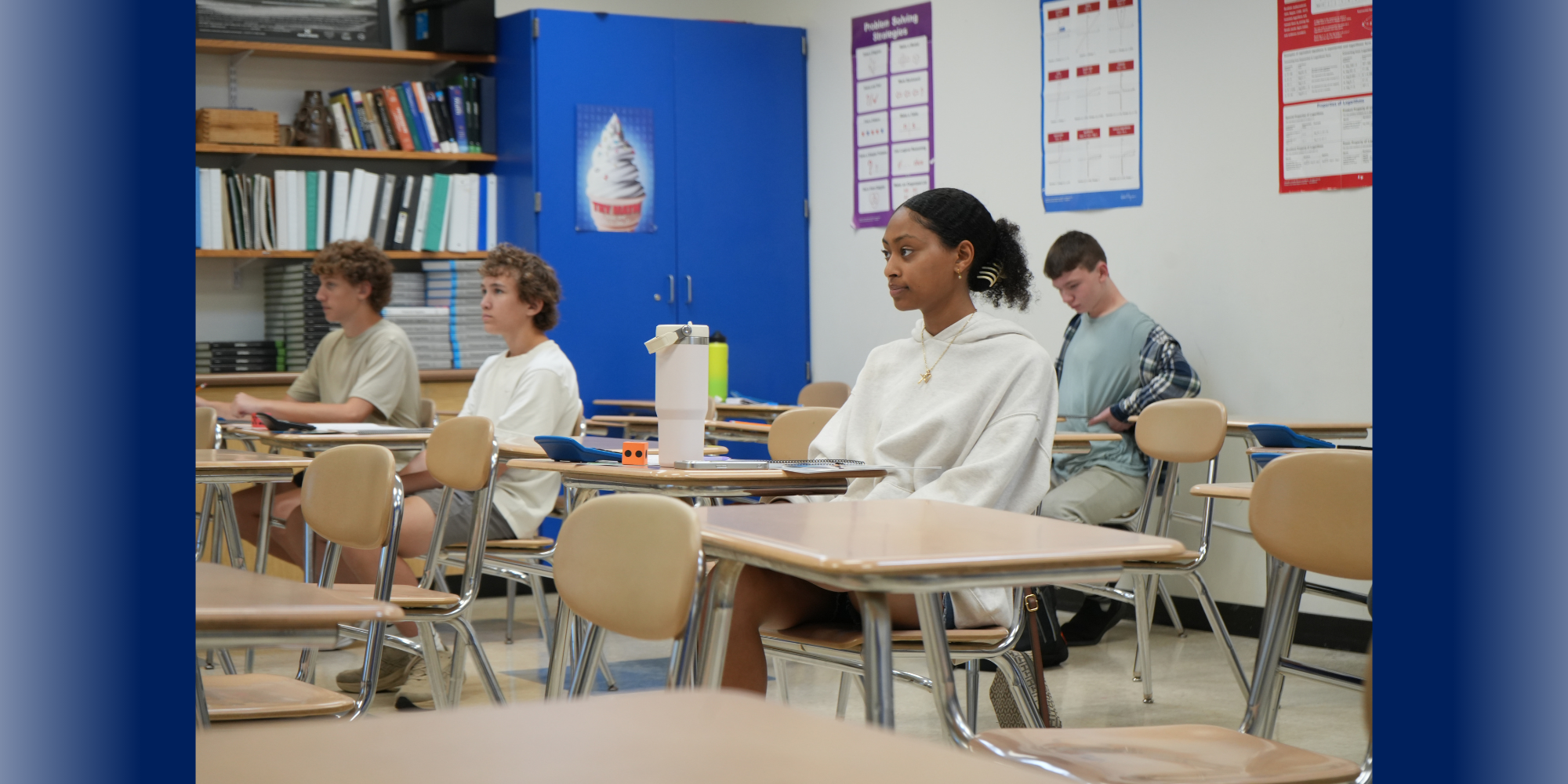 Students in financial planning class