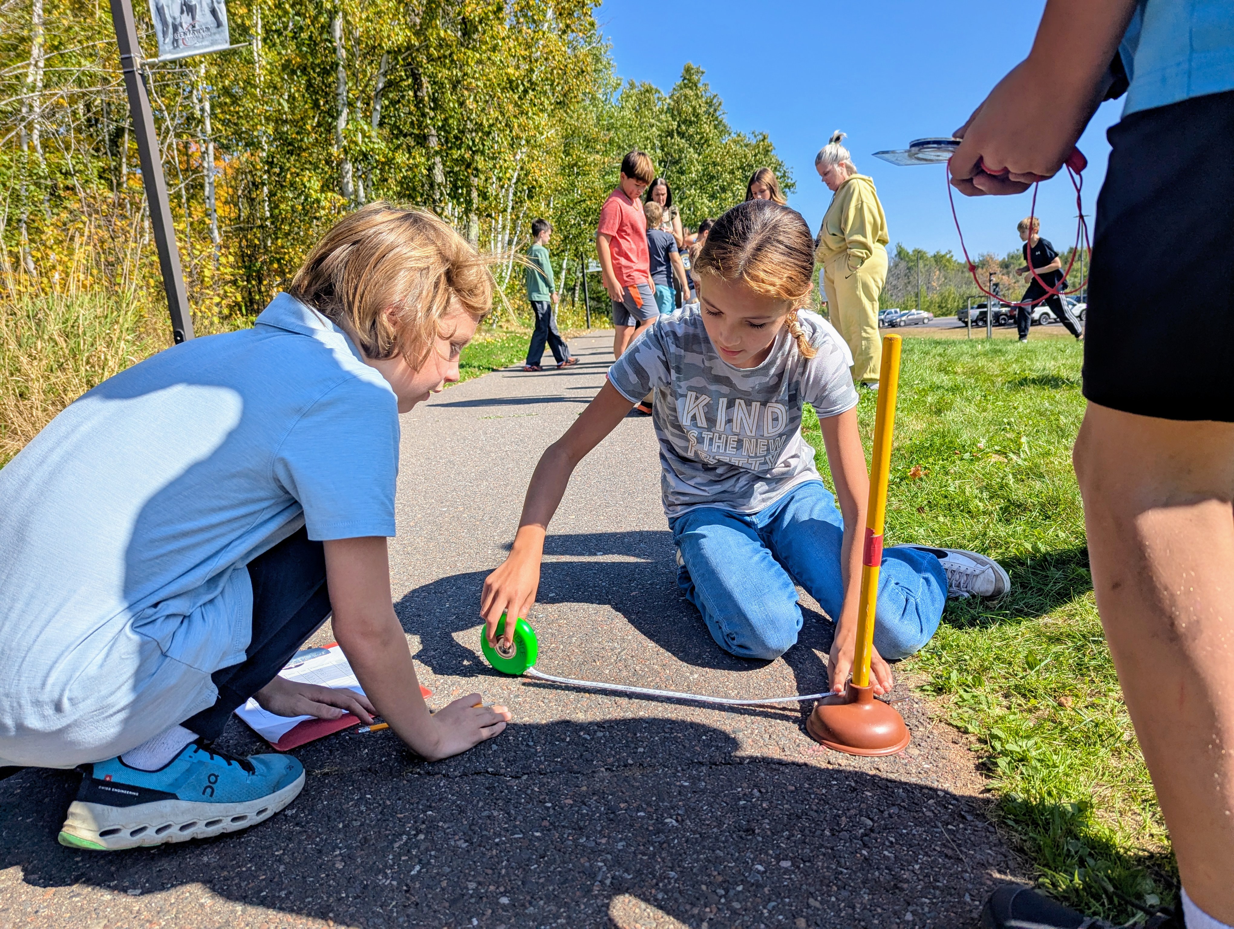 Fifth grade science students 