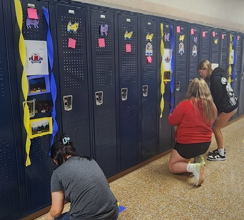 Homecoming Locker decorations
