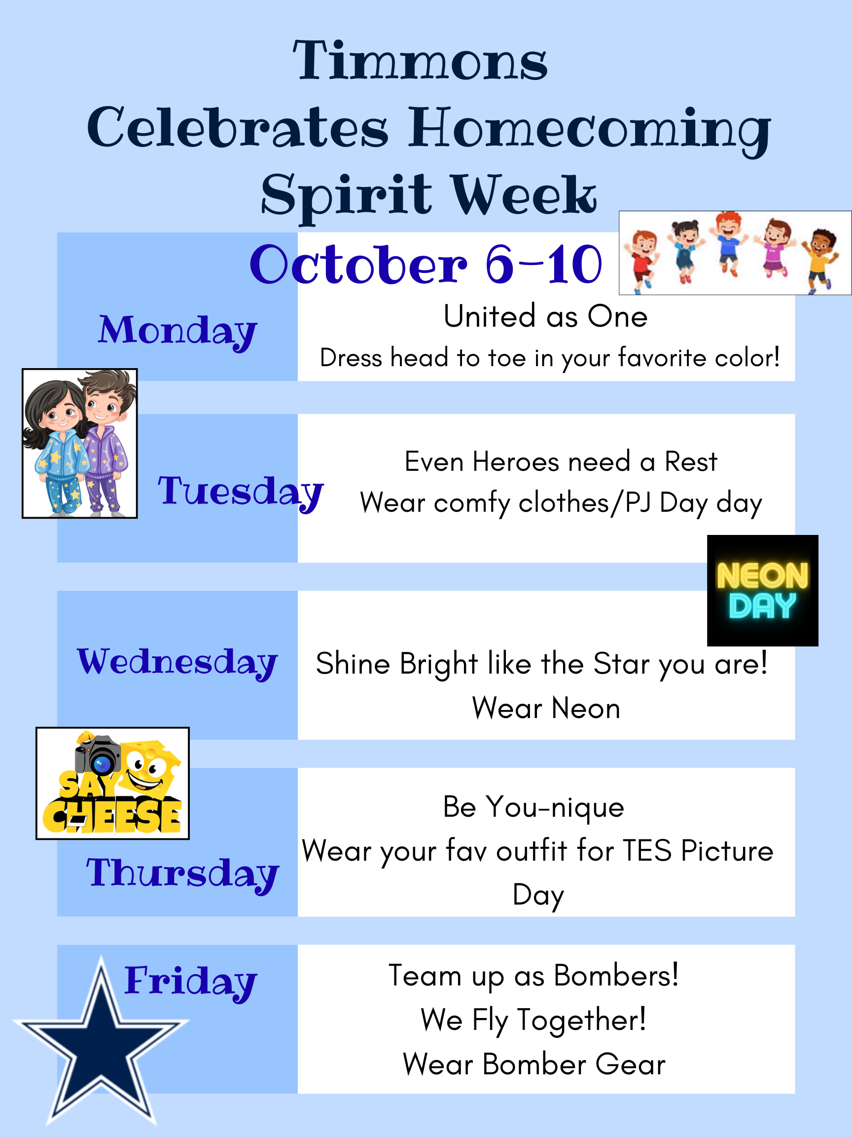 TES Homecoming Spirit Week